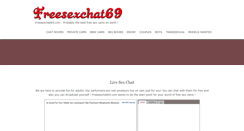 Desktop Screenshot of freesexchat69.com
